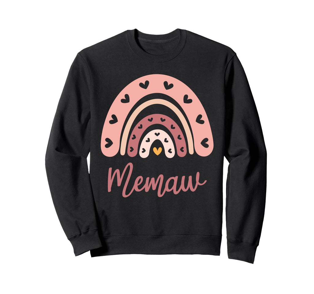 Memaw Birthday Rainbow Boho Sweatshirt - Casual Everyday Wear for Adults - T-Shirt, Sweatshirt, Hoodie