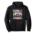 Old School 80S 90S Cassette Hip Hop Hoodie - Fun Novelty Design for Adults - T-Shirt, Sweatshirt, Hoodie