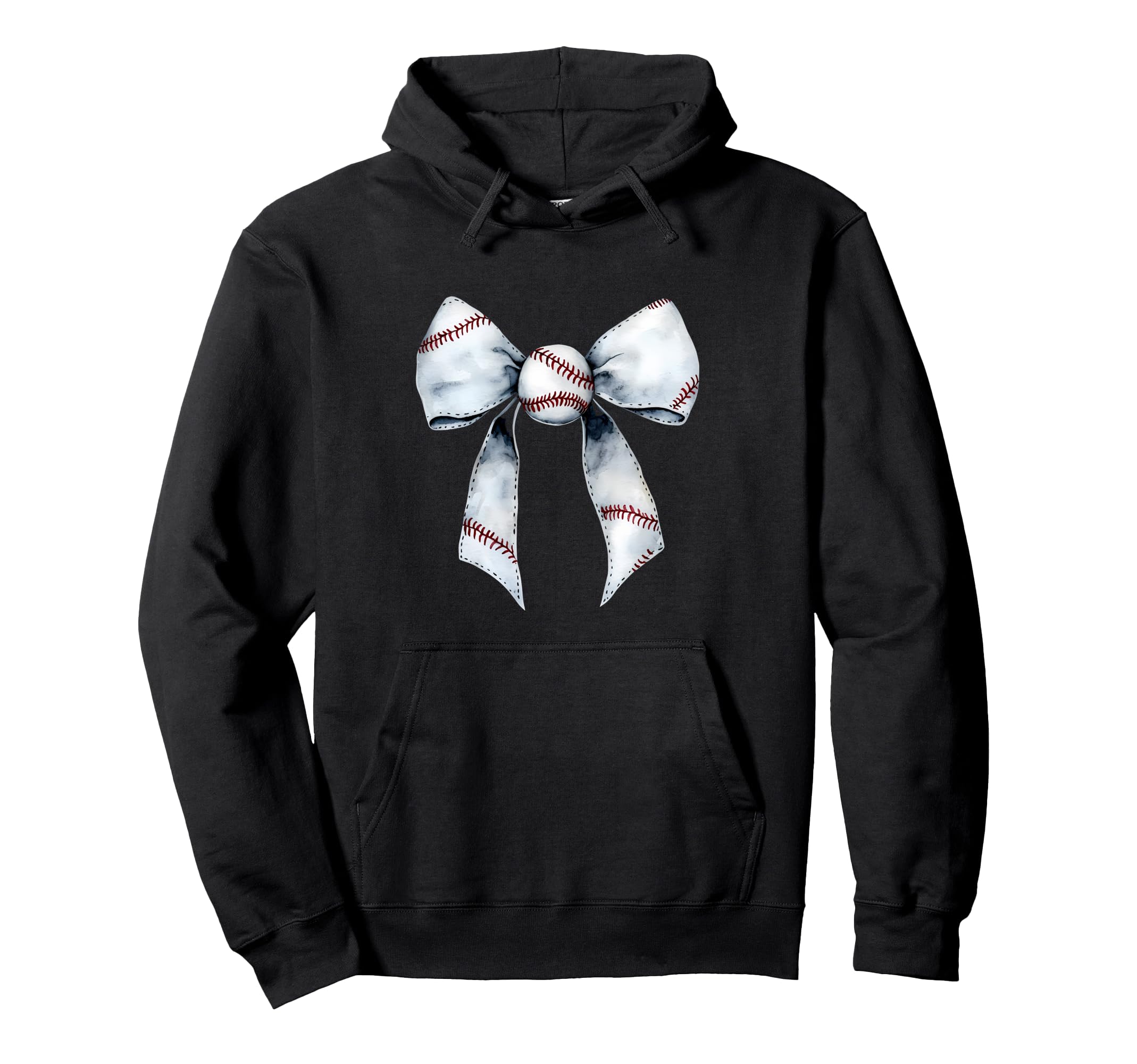 Baseball Coquette Bow Baseball Mom Hoodie - Streetwear Style Men Women - T-Shirt, Sweatshirt, Hoodie
