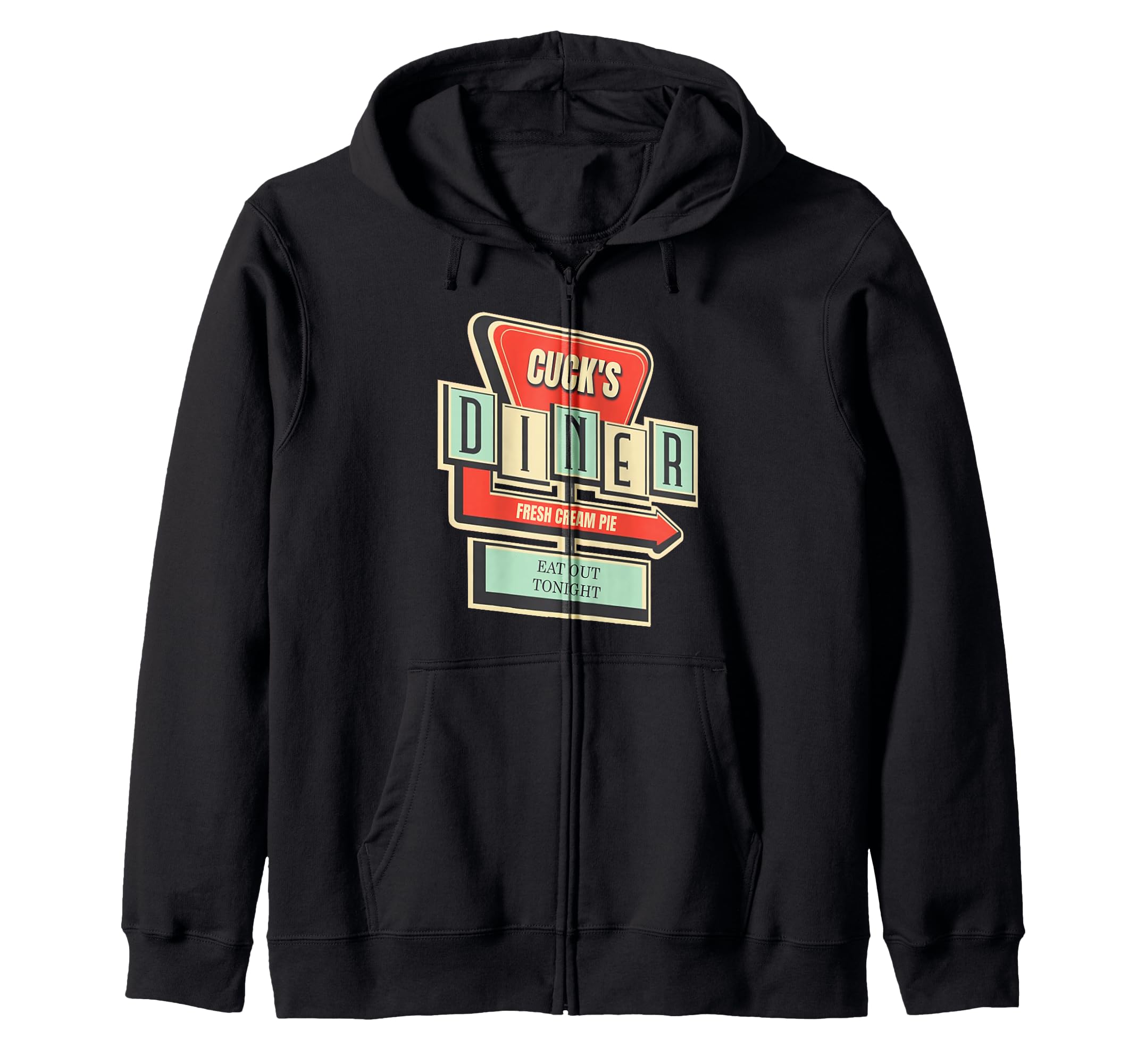 Cucks Diner Funny Cuckold Hotwife Sweatshirt - Streetwear Style Unisex - T-Shirt, Sweatshirt, Hoodie
