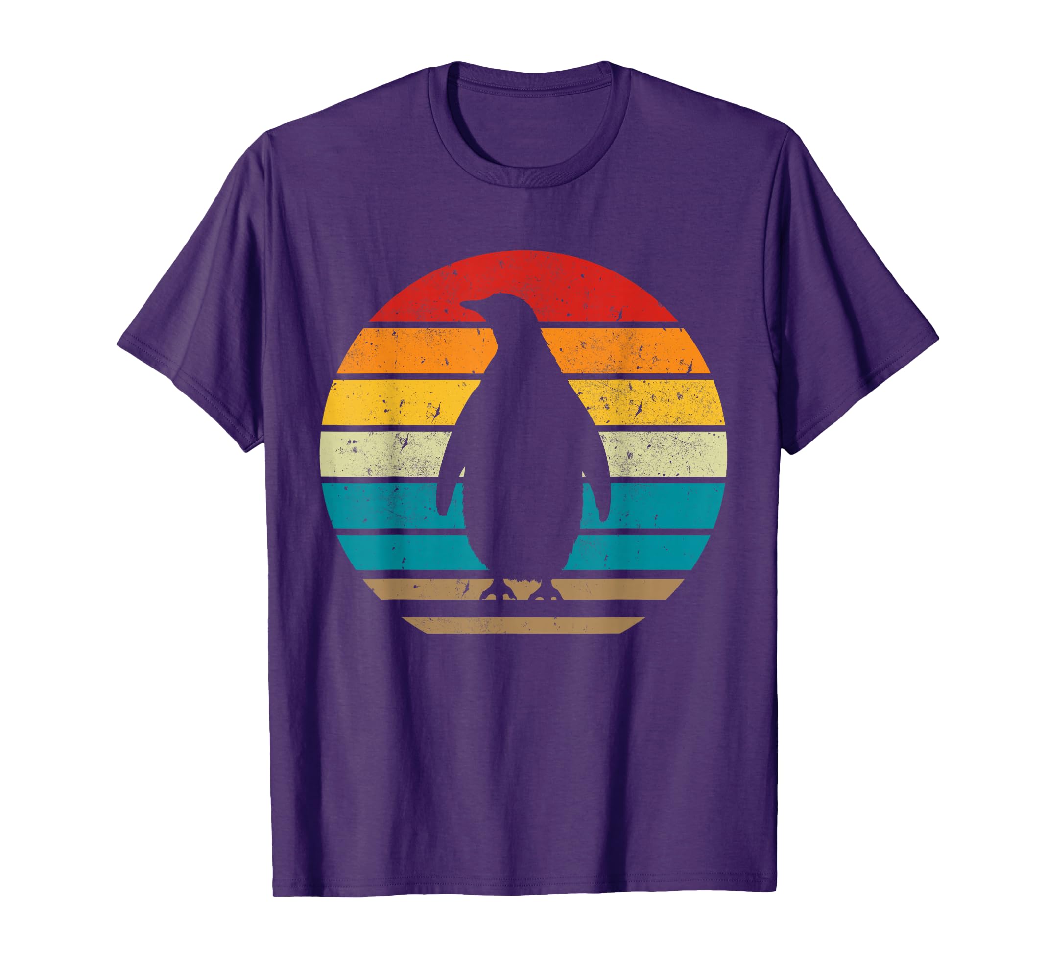 Penguins Sunset 70S 80S 90S Penguins T-Shirt - Novelty Apparel for Adults - T-Shirt, Sweatshirt, Hoodie