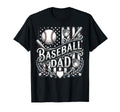 Baseball Dad Patriotic American Flag T-Shirt - Trendy Graphic Men Women - T-Shirt, Sweatshirt, Hoodie