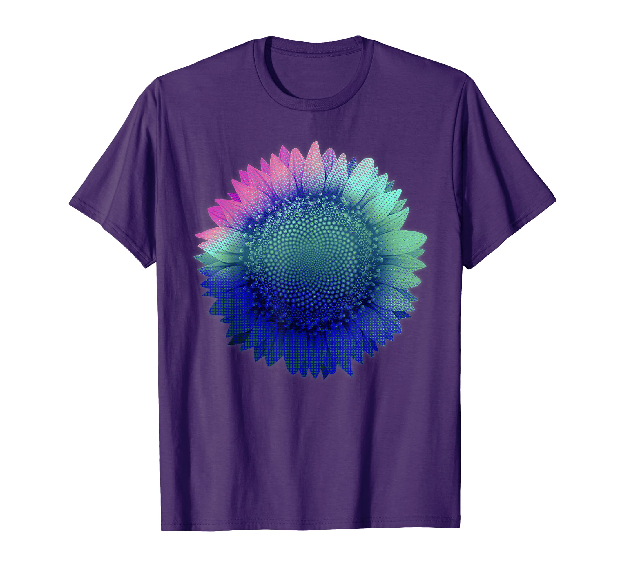 Cyber Aesthetic Sunflower Futurism T-Shirt - Streetwear Style for Adults - T-Shirt, Sweatshirt, Hoodie