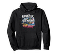 Raised Old School Hip Hop Cassette Hoodie - Aesthetic Graphic for Adults - T-Shirt, Sweatshirt, Hoodie