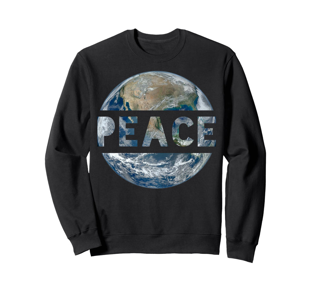 World Peace Earth Conscious Sweatshirt - Aesthetic Graphic Men Women - T-Shirt, Sweatshirt, Hoodie