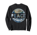World Peace Earth Conscious Sweatshirt - Aesthetic Graphic Men Women - T-Shirt, Sweatshirt, Hoodie
