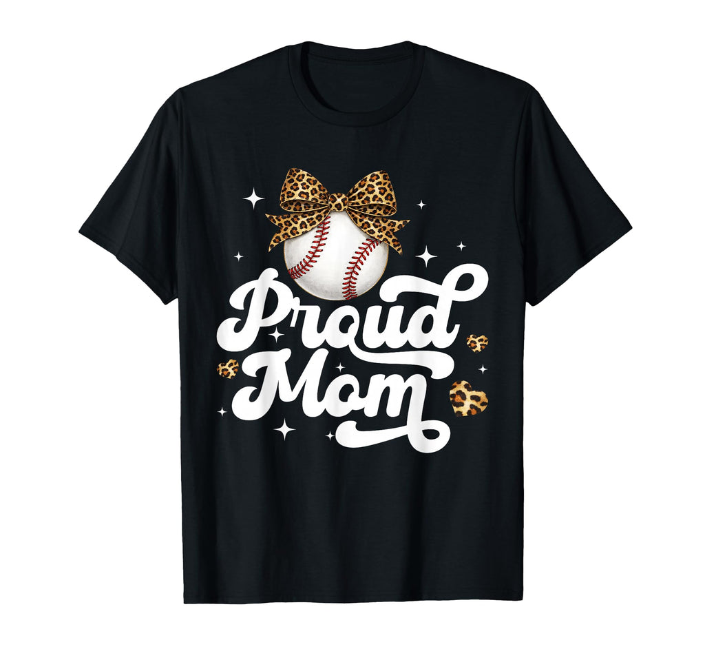 Proud Mom Baseball Player Game Day T-Shirt - Trendy Graphic Men Women - T-Shirt, Sweatshirt, Hoodie