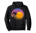 Sunset Tropical Beach 90S Art 80S Hoodie - Streetwear Style for Adults - T-Shirt, Sweatshirt, Hoodie
