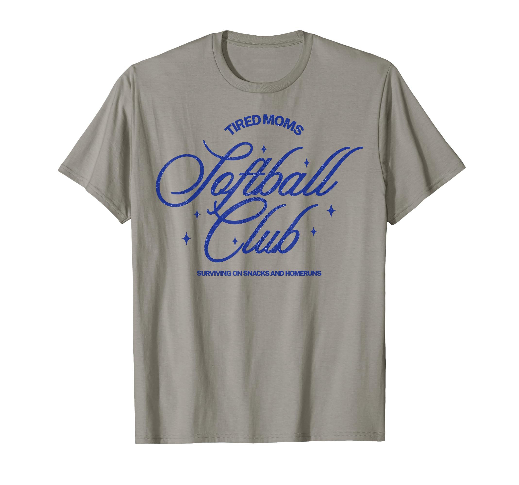 Tired Moms Softball Club Game Day Funny T-Shirt - Graphic Print Men Women - T-Shirt, Sweatshirt, Hoodie