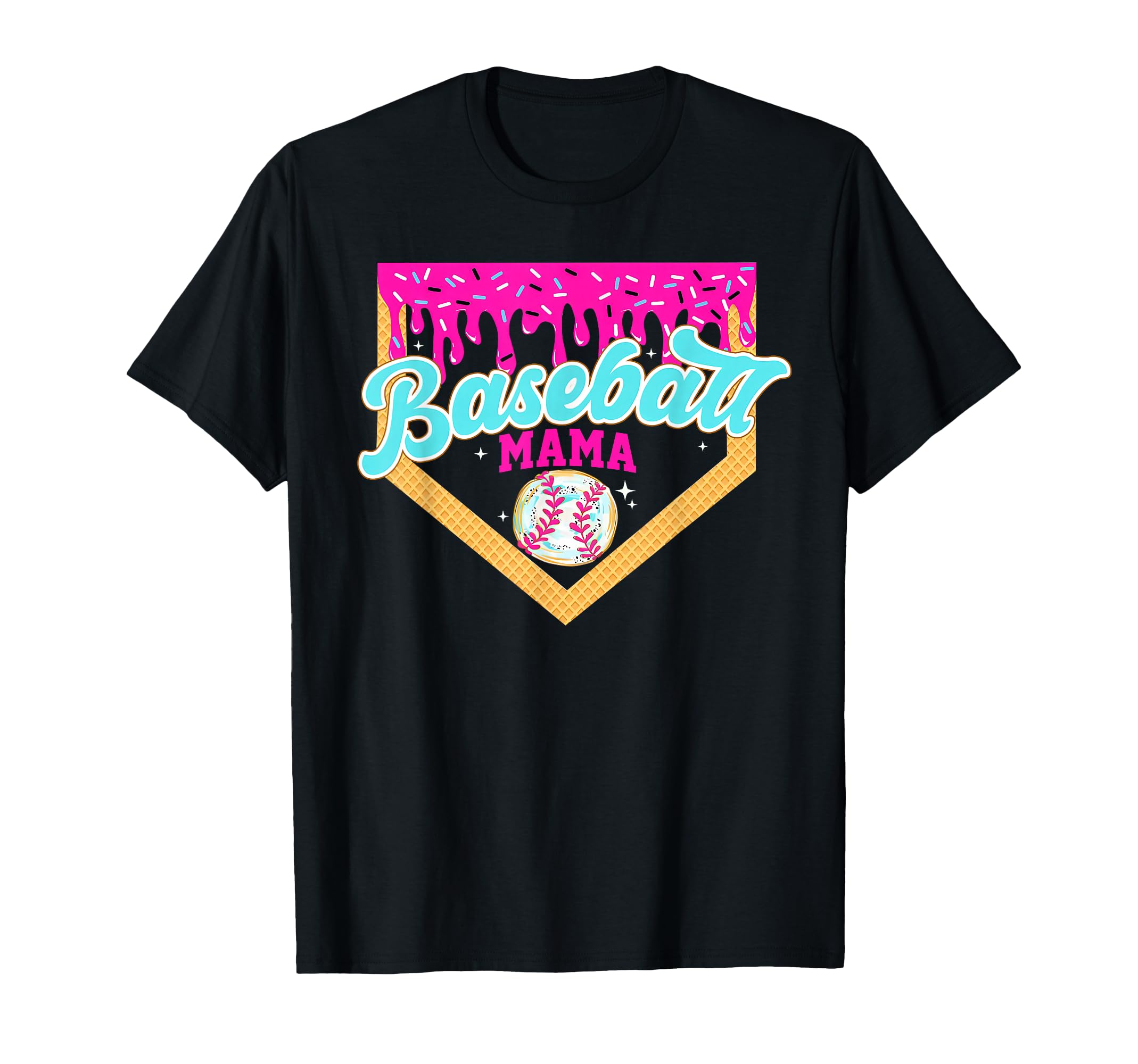 Mama Baseball Season Happy Game Day T-Shirt - Novelty Apparel Men Women - T-Shirt, Sweatshirt, Hoodie