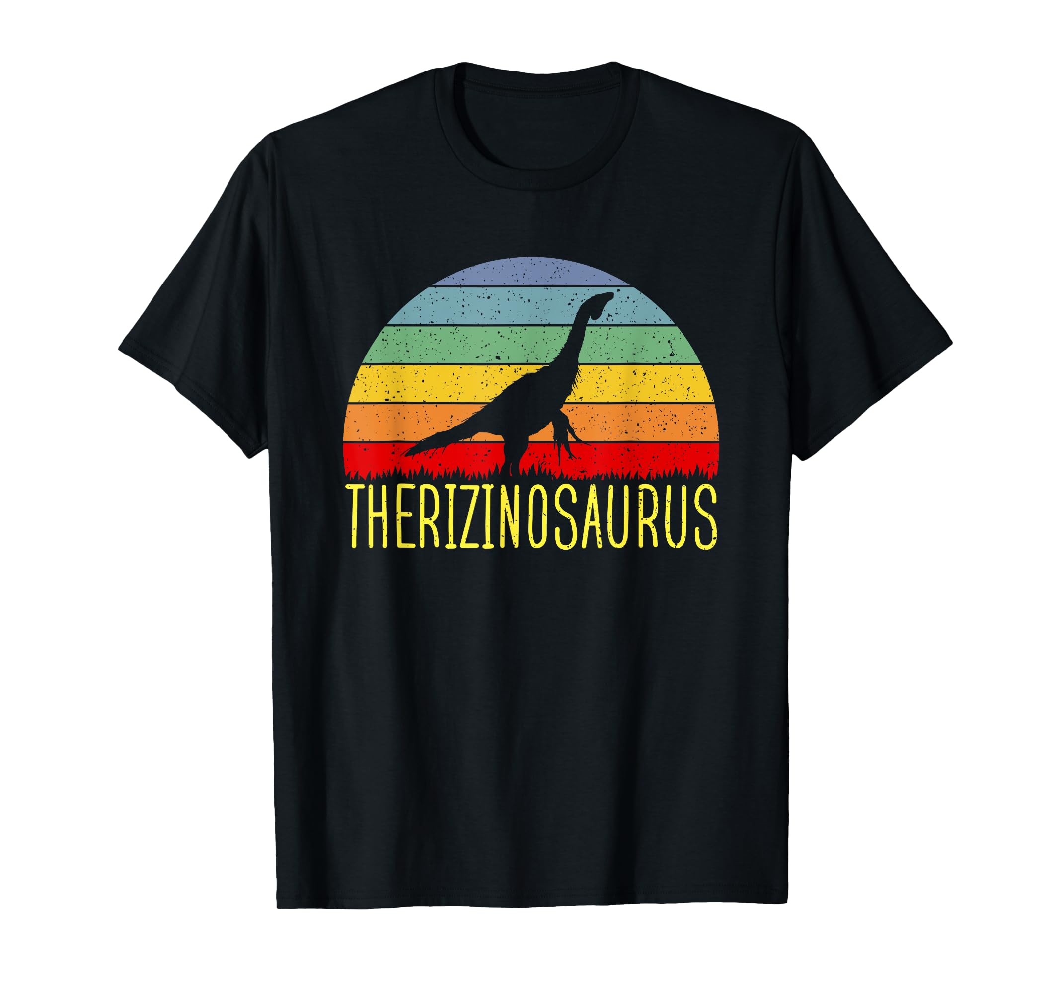 Therizinosaurus Sunset Dinosaur T-Shirt - Trendy Graphic Men Women - T-Shirt, Sweatshirt, Hoodie