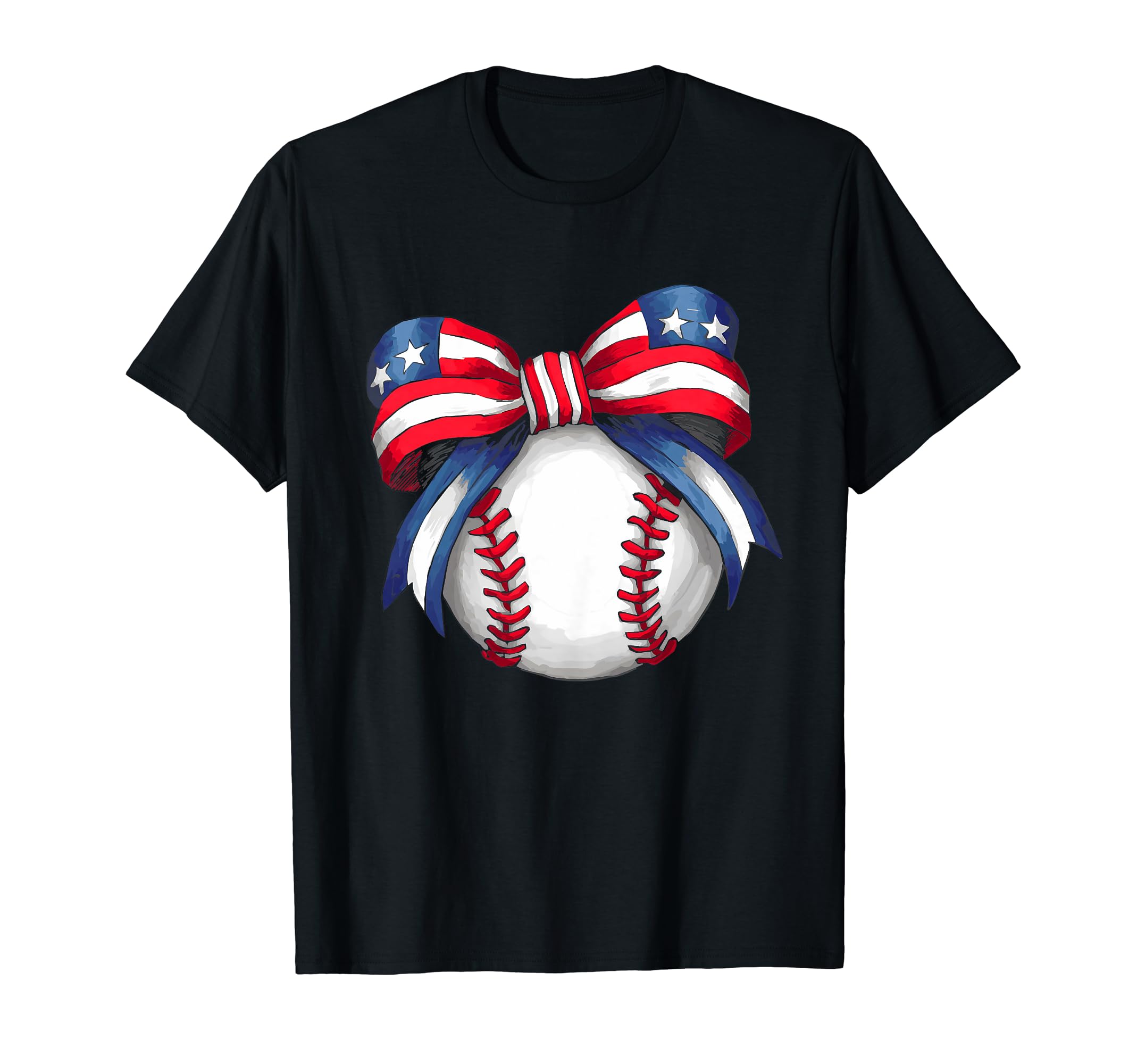 4Th July Baseball Coquette Patriotic Mama T-Shirt - Unique Graphic Unisex - T-Shirt, Sweatshirt, Hoodie