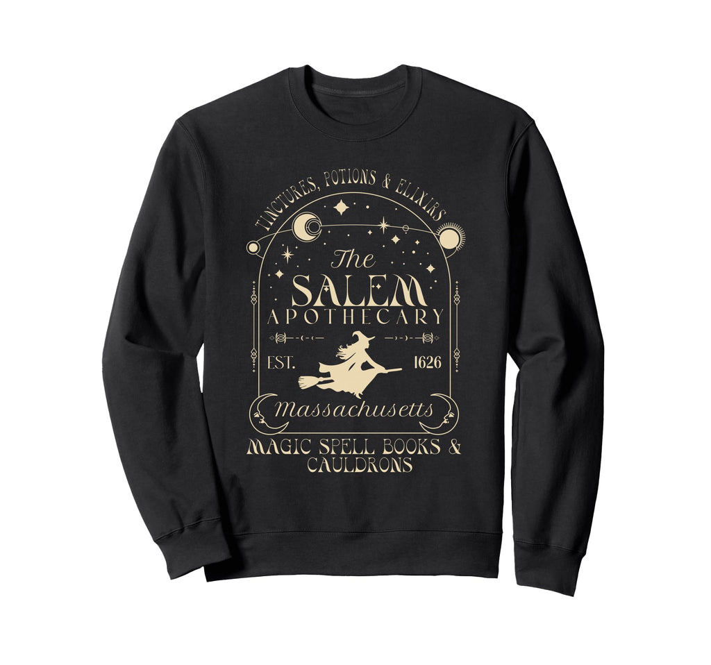 Boho Celestial Salem Apothecary Sweatshirt - Aesthetic Graphic for Adults - T-Shirt, Sweatshirt, Hoodie