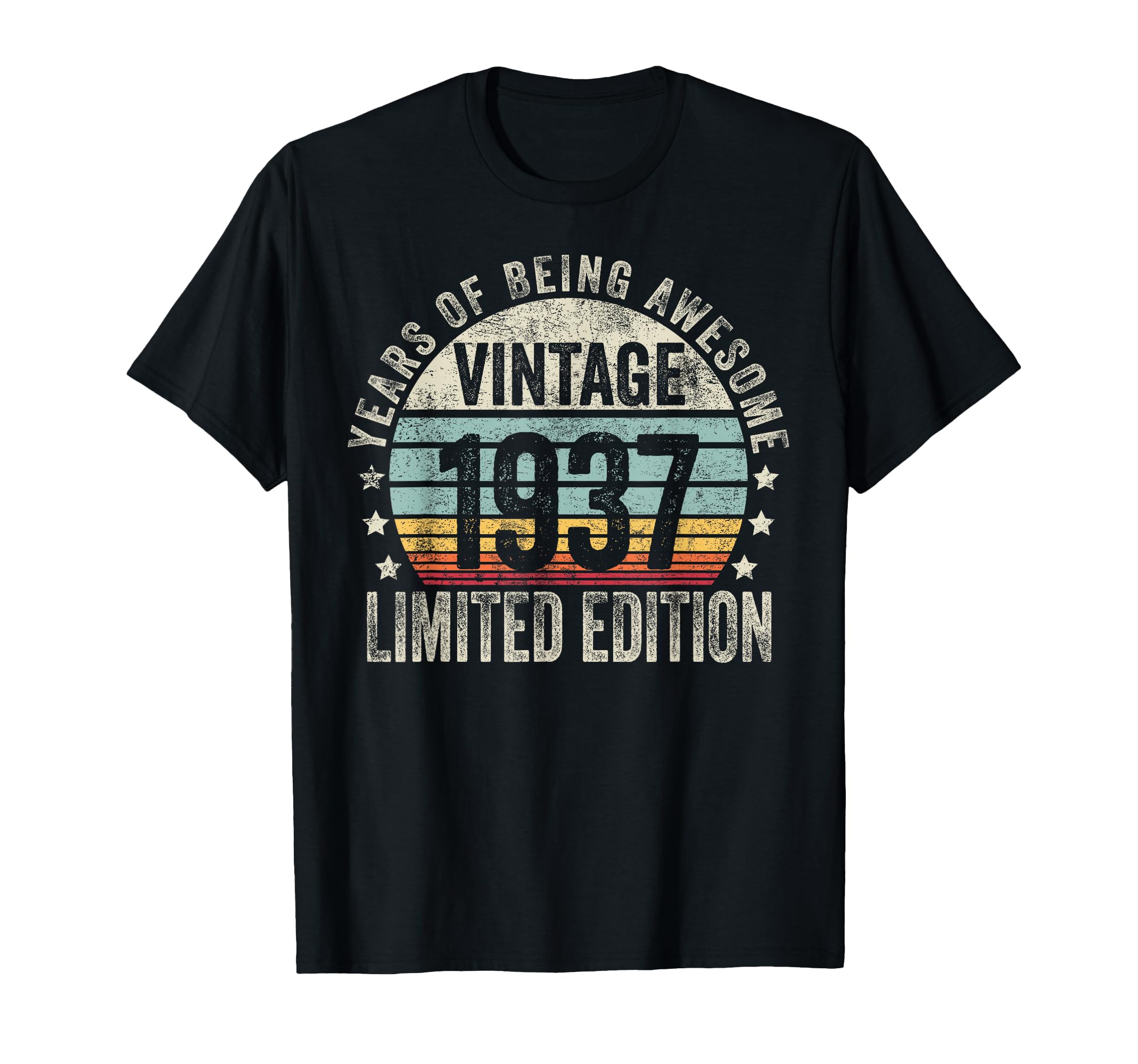 1937 T Shirts Funny 1937 Birthday T-Shirt - Trendy Graphic Men Women - T-Shirt, Sweatshirt, Hoodie