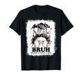 Baseball Messy Bun Bruh Formerly T-Shirt - Aesthetic Graphic for Adults - T-Shirt, Sweatshirt, Hoodie