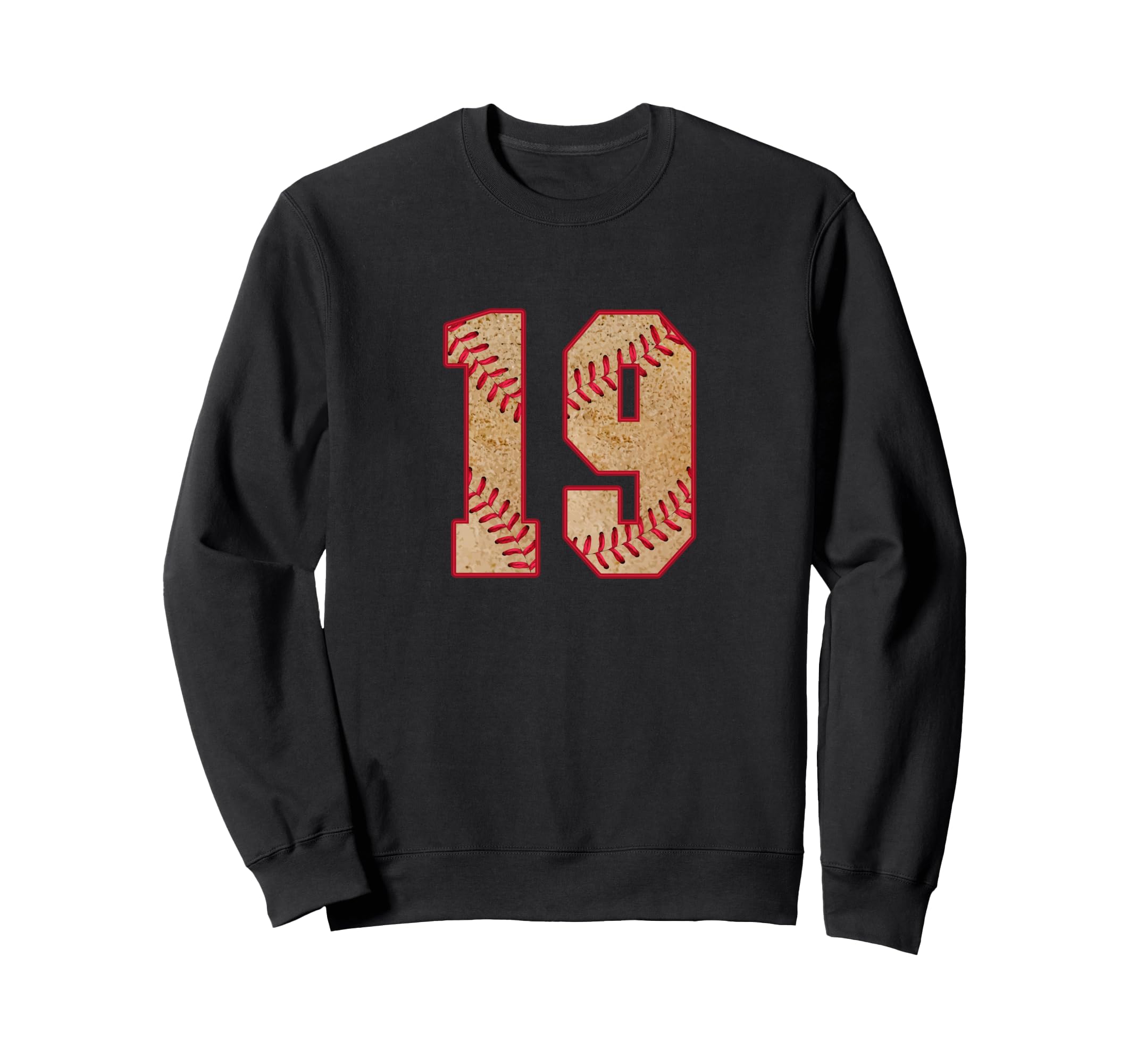 Baseball Player Jersey Number 19 Sweatshirt - Trendy Graphic for Adults - T-Shirt, Sweatshirt, Hoodie