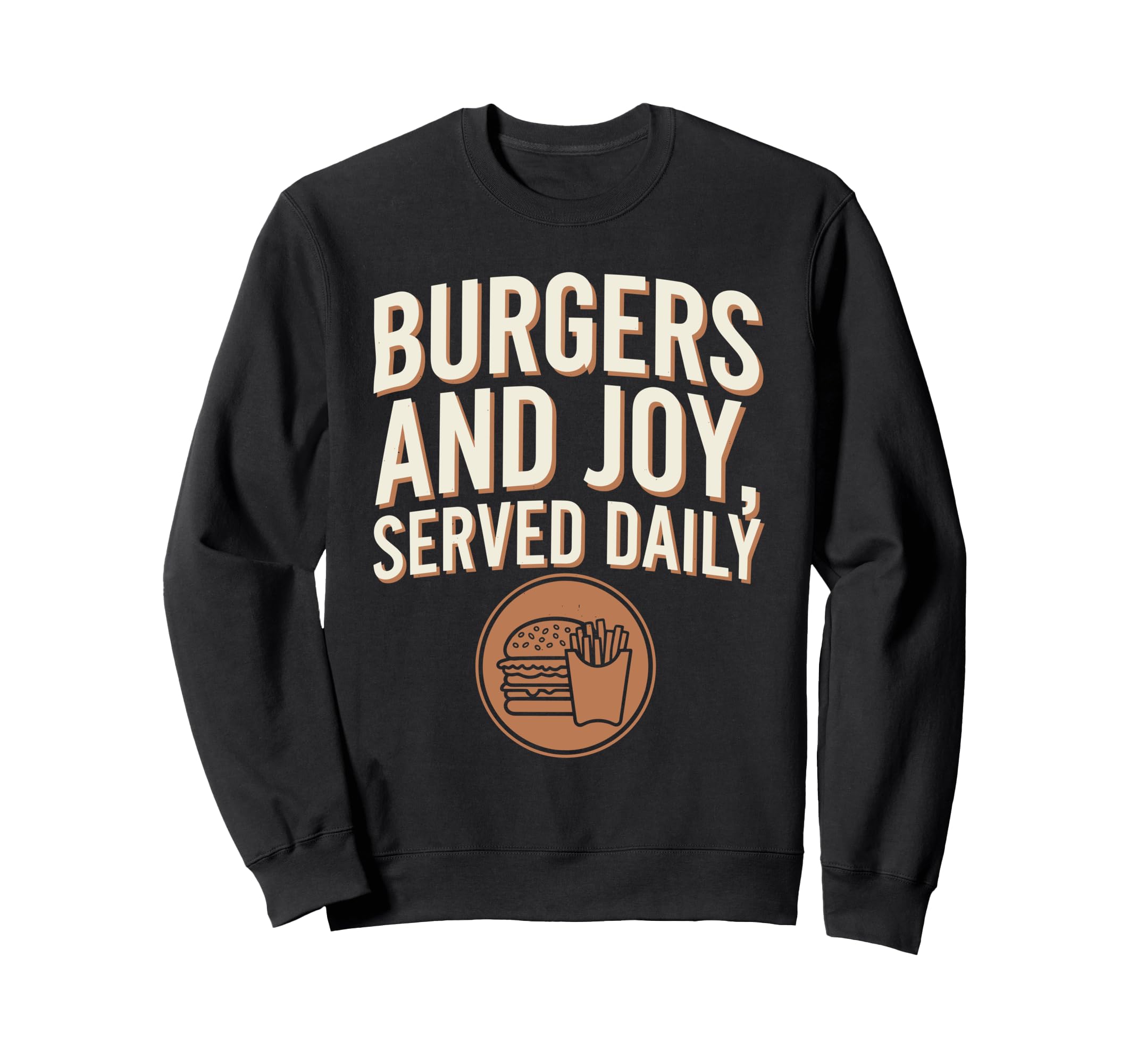 Fast Food Nostalgia Diner Fries Shakes Sweatshirt - Graphic Print Unisex - T-Shirt, Sweatshirt, Hoodie