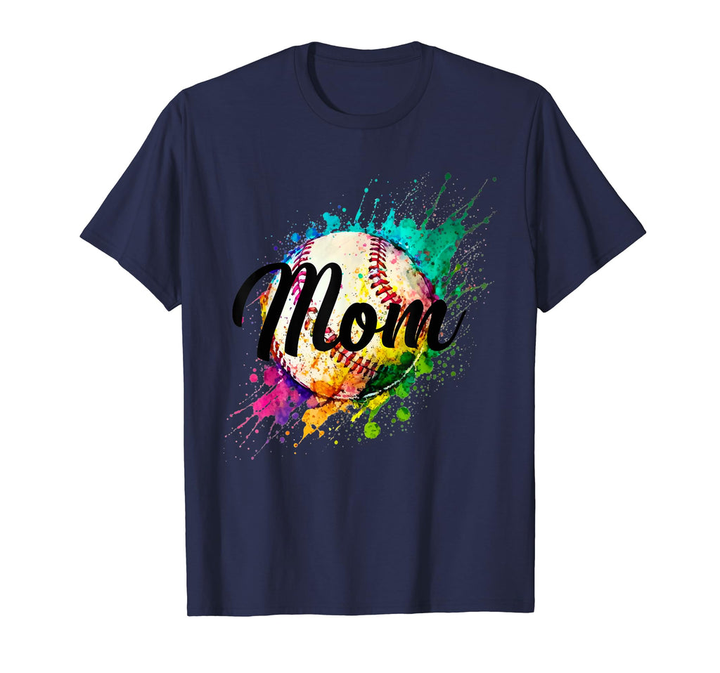 Baseball Mom Usa American Baseball T-Shirt - Custom Art Print Unisex - T-Shirt, Sweatshirt, Hoodie