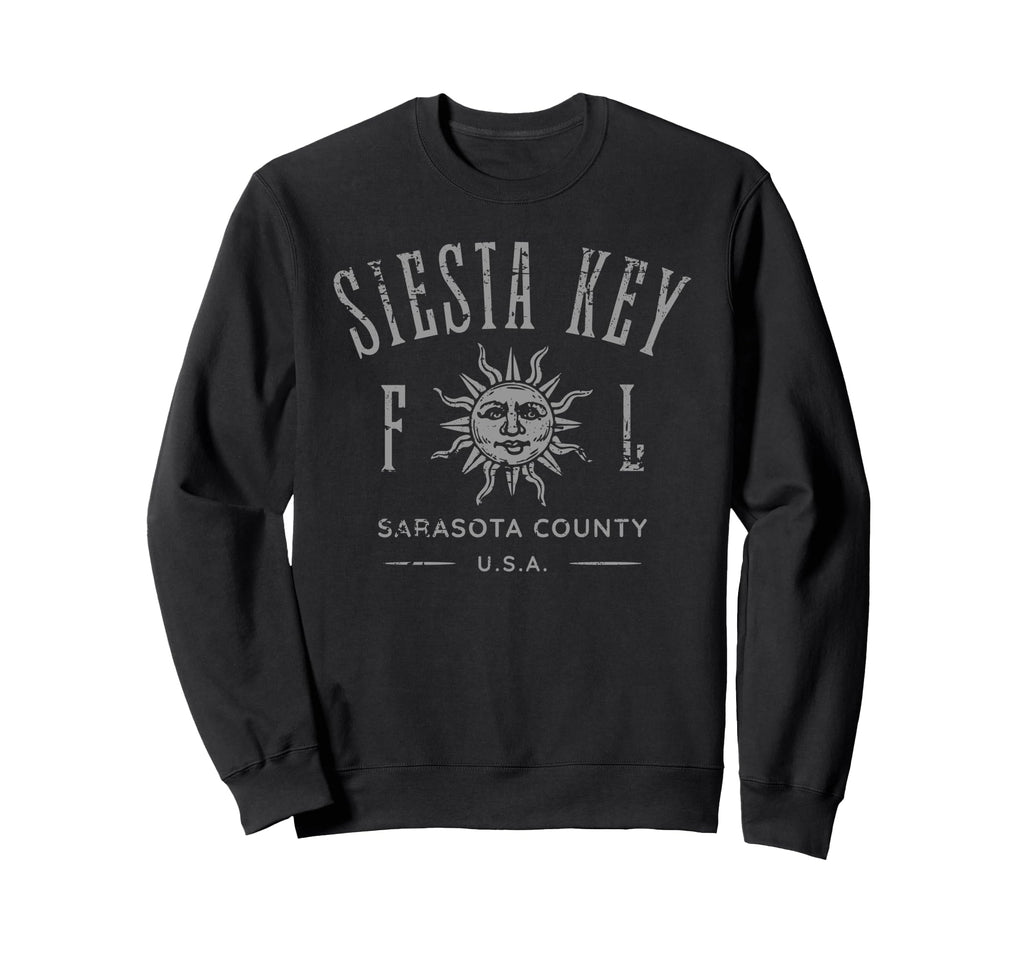 Siesta Key Beach Florida Sweatshirt - Minimalist Print Men Women - T-Shirt, Sweatshirt, Hoodie