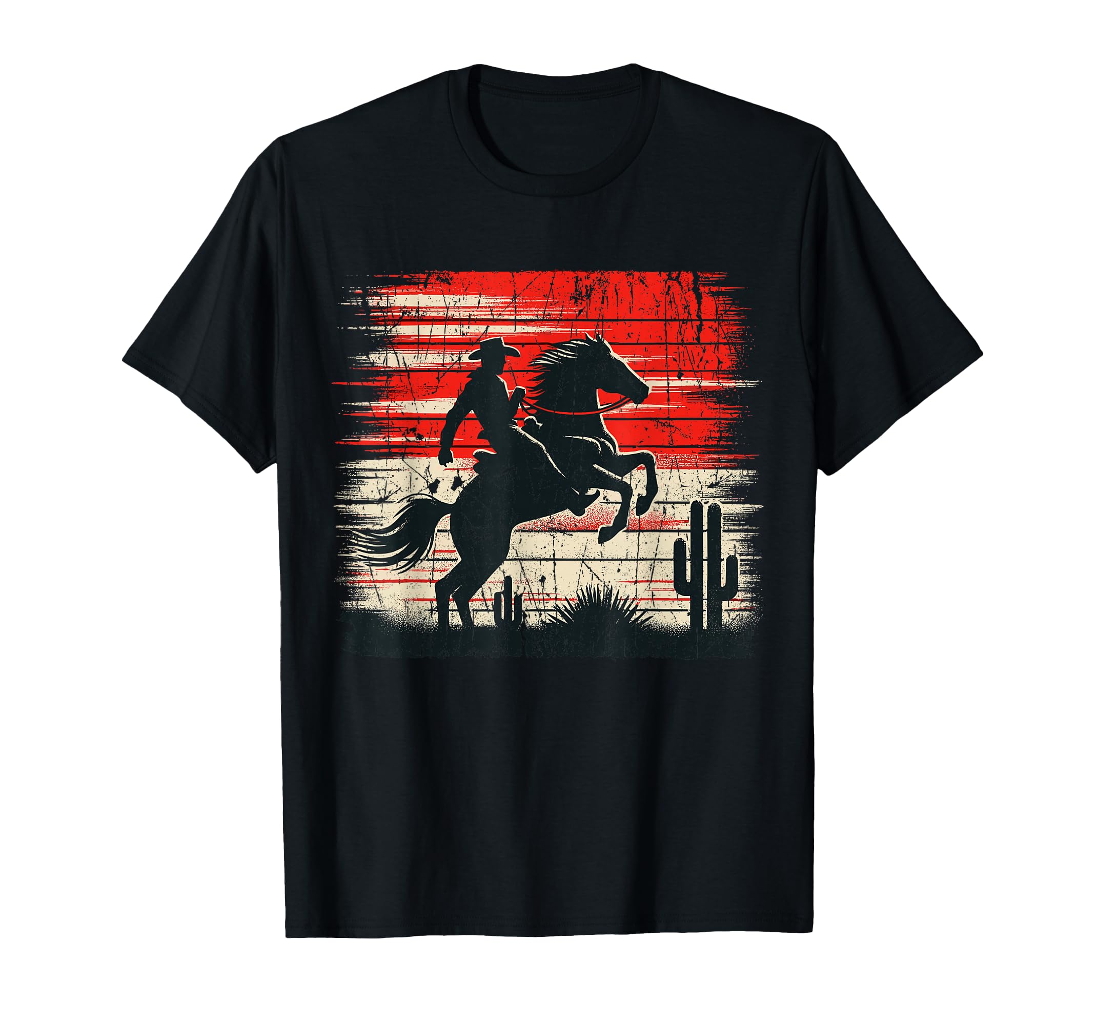 Horse Riding Western Rodeo Cowboy T-Shirt - Trendy Graphic Unisex - T-Shirt, Sweatshirt, Hoodie
