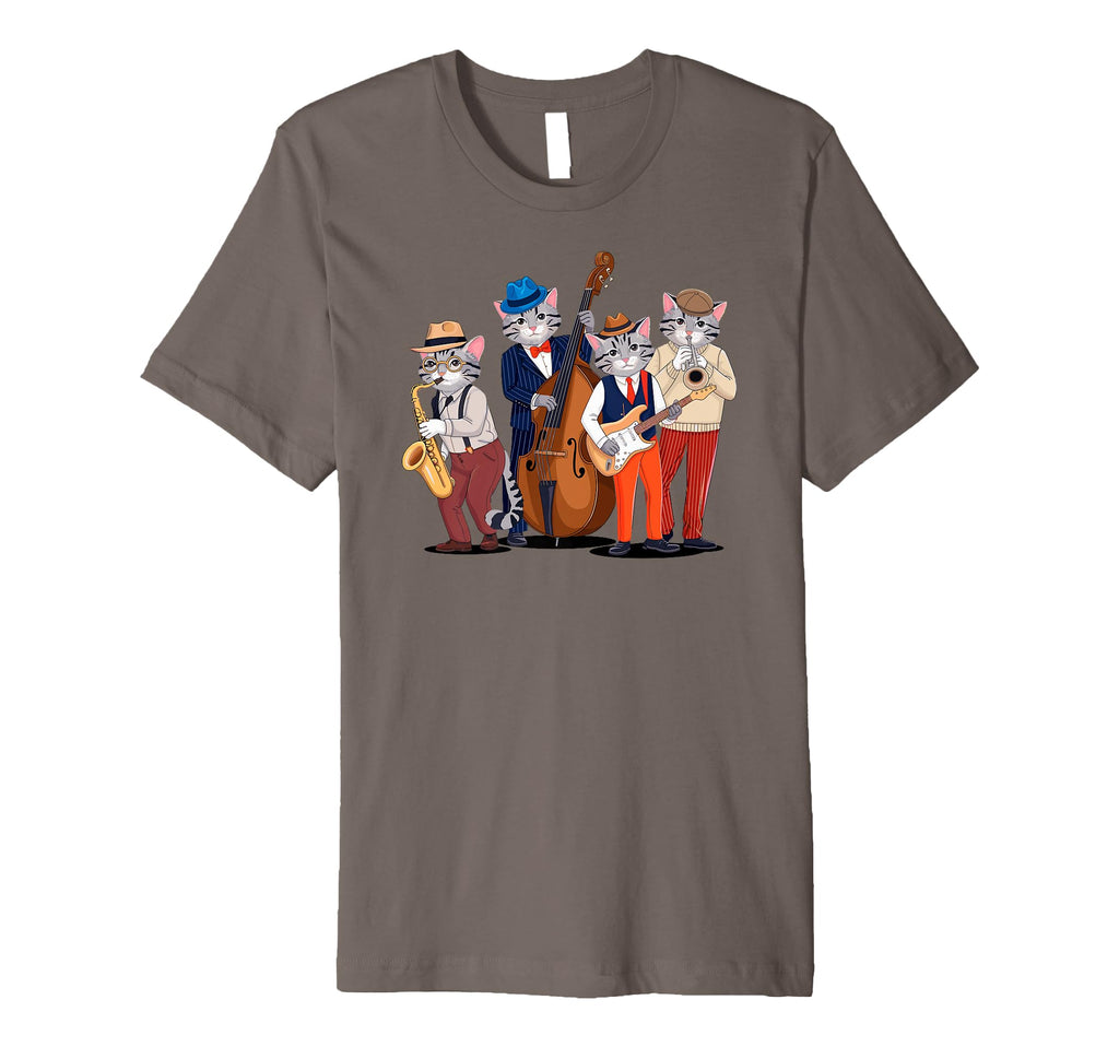 Cat Lover Cat Music Band Cats T-Shirt - Fun Novelty Design for Adults - T-Shirt, Sweatshirt, Hoodie