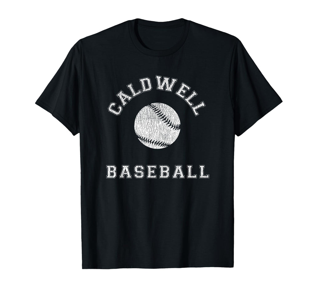 Caldwell Baseball Distressed T-Shirt - Unique Graphic for Adults - T-Shirt, Sweatshirt, Hoodie