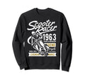 Scooter Racer Distressed Sweatshirt - Unique Graphic Unisex - T-Shirt, Sweatshirt, Hoodie