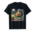 Funny Orange Cat Iced Coffee I Live T-Shirt - Fun Novelty Design Men Women - T-Shirt, Sweatshirt, Hoodie