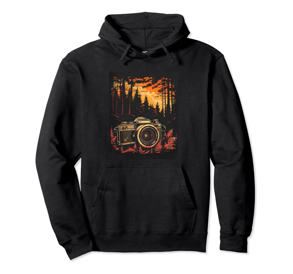 Photography Camera Forest Nature Hoodie - Trendy Graphic Unisex - T-Shirt, Sweatshirt, Hoodie