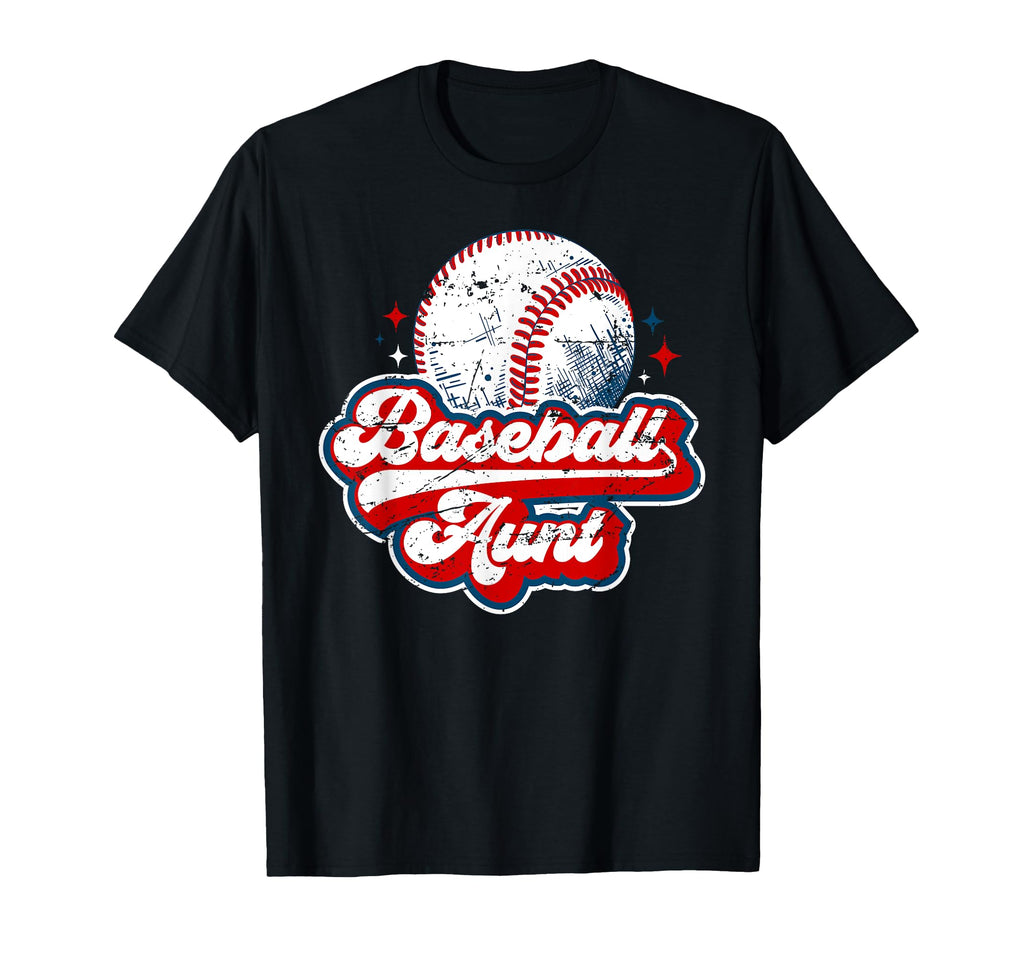 Baseball Aunt Baseball Player Auntie T-Shirt - Custom Art Print Unisex - T-Shirt, Sweatshirt, Hoodie