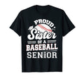 Proud Sister Baseball Senior 2023 T-Shirt - Graphic Print Men Women - T-Shirt, Sweatshirt, Hoodie