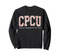 Boho Floral Cpcu Cardiac Sweatshirt - Casual Everyday Wear Unisex - T-Shirt, Sweatshirt, Hoodie