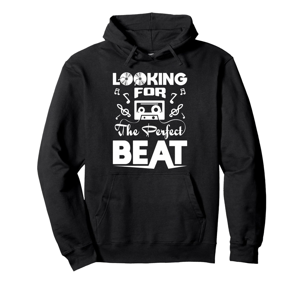 Looking Beat Tape Audio Cassette Hoodie - Fun Novelty Design Unisex - T-Shirt, Sweatshirt, Hoodie