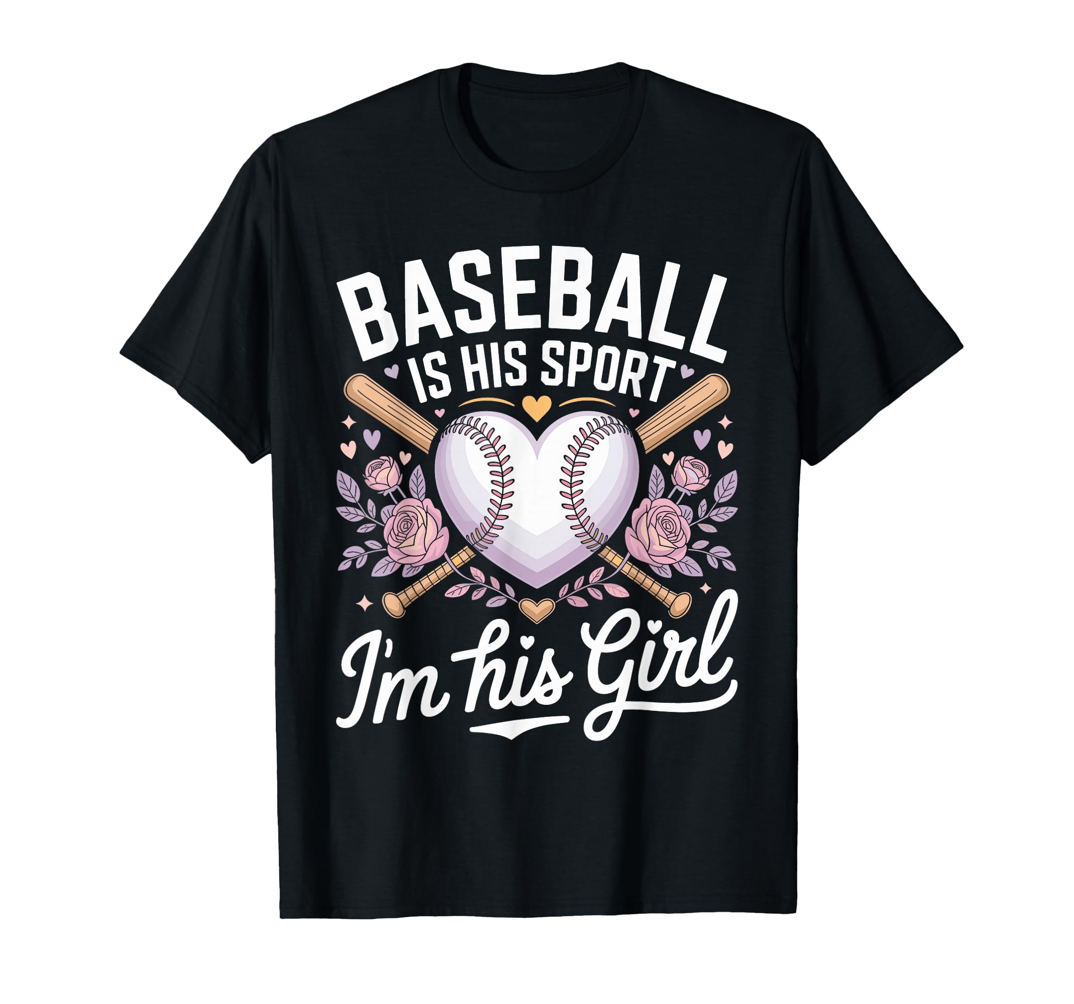 Baseball Is His Sport Im His Baseball T-Shirt - Novelty Apparel Men Women - T-Shirt, Sweatshirt, Hoodie