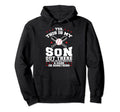 Yes This Is My Son Out There Baseball Hoodie - Fun Novelty Design Unisex - T-Shirt, Sweatshirt, Hoodie