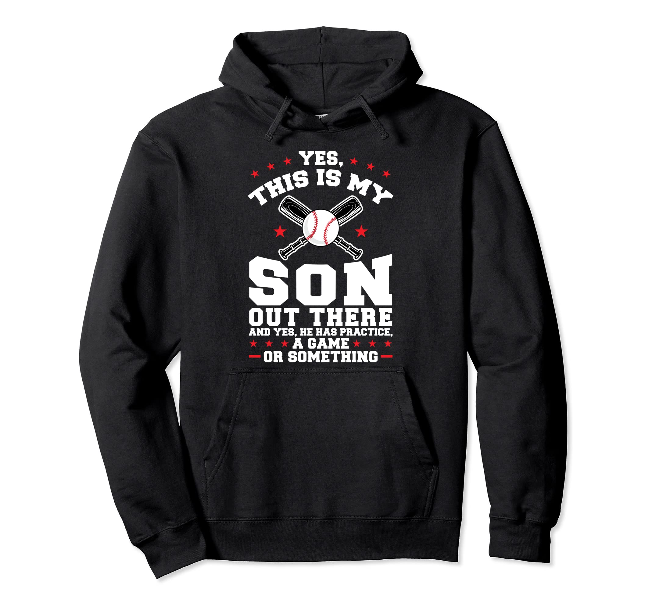 Yes This Is My Son Out There Baseball Hoodie - Fun Novelty Design Unisex - T-Shirt, Sweatshirt, Hoodie