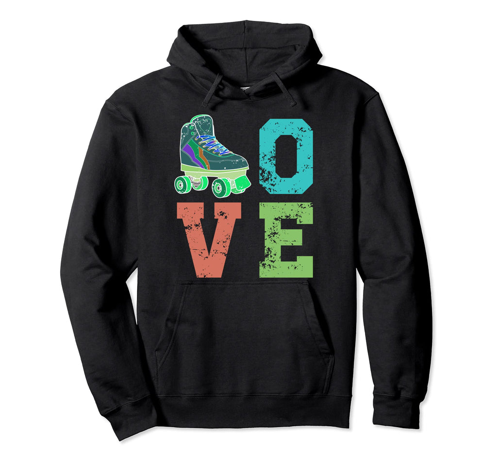 Funny Roller Skating Skate Lover 70S Hoodie - Fun Novelty Design Unisex - T-Shirt, Sweatshirt, Hoodie