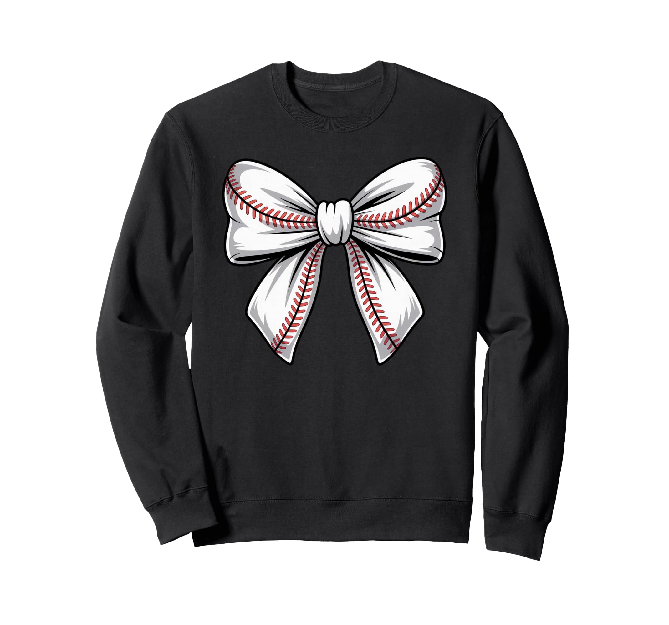 Coquette Bow Baseball Game Day Cheer Sweatshirt - Streetwear Style Unisex - T-Shirt, Sweatshirt, Hoodie