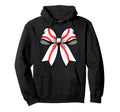 Baseball Coquette Bow Funny Baseball Hoodie - Streetwear Style Men Women - T-Shirt, Sweatshirt, Hoodie