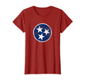 Tennessee Flag Tristar Logo T-Shirt - Streetwear Style for Adults - T-Shirt, Sweatshirt, Hoodie