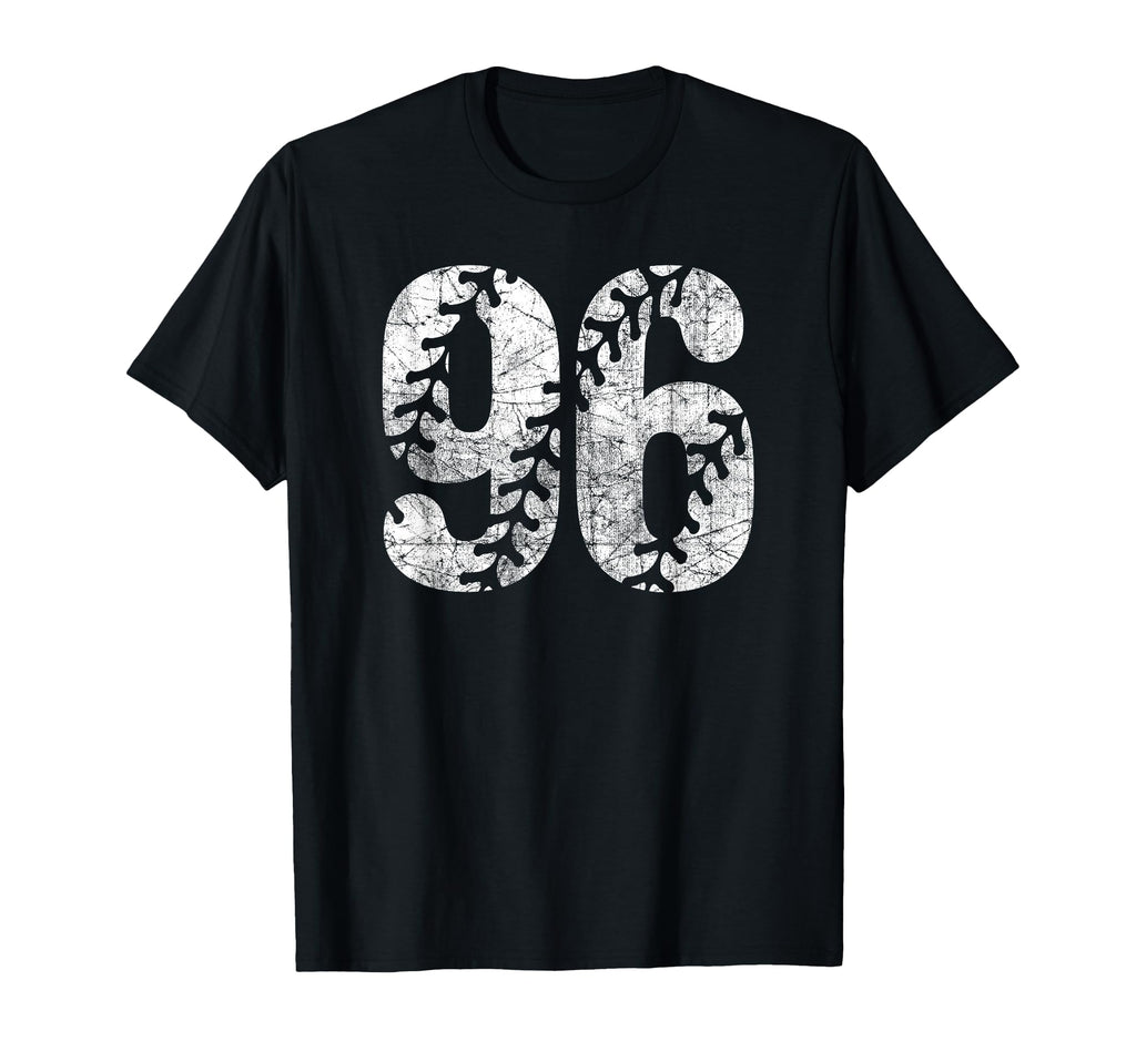 Baseball Softball Mom 96 Number 96 T-Shirt - Minimalist Print Men Women - T-Shirt, Sweatshirt, Hoodie