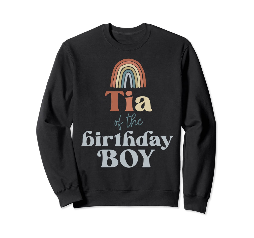 Tia Birthday Boho Rainbow Party Supplies Sweatshirt - Unique Graphic Unisex - T-Shirt, Sweatshirt, Hoodie