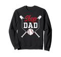 Baseball Step Dad Baseball Player Sweatshirt - Aesthetic Graphic Men Women - T-Shirt, Sweatshirt, Hoodie