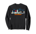 Columbus 8 Bit Video Arcade Gamer Sweatshirt - Unique Graphic Unisex - T-Shirt, Sweatshirt, Hoodie