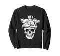 Skull Cat Skeleton Kitty Kitten Sweatshirt - Streetwear Style Unisex - T-Shirt, Sweatshirt, Hoodie