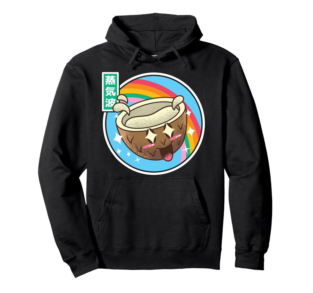 Happy Coconut Digital Japan 80S Otaku Hoodie - Trendy Graphic Unisex - T-Shirt, Sweatshirt, Hoodie