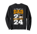 Proud Dad 2024 Baseball Senior Sweatshirt - Aesthetic Graphic Men Women - T-Shirt, Sweatshirt, Hoodie