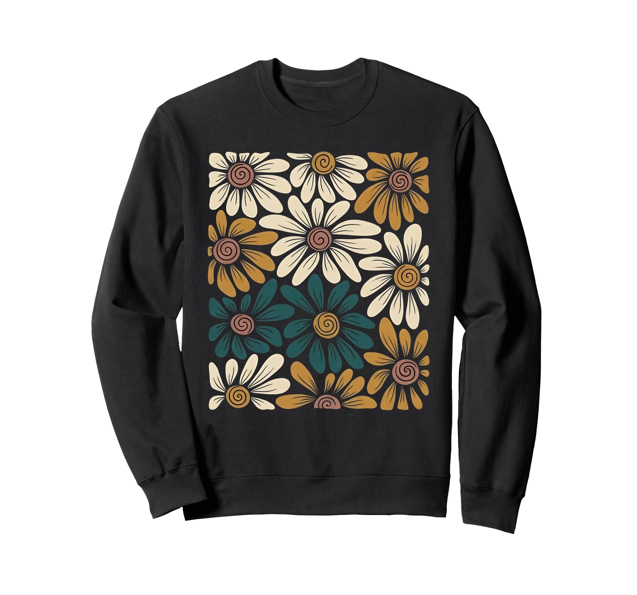 Wildflowers Flowers Pattern Summer Sweatshirt - Unique Graphic Men Women - T-Shirt, Sweatshirt, Hoodie