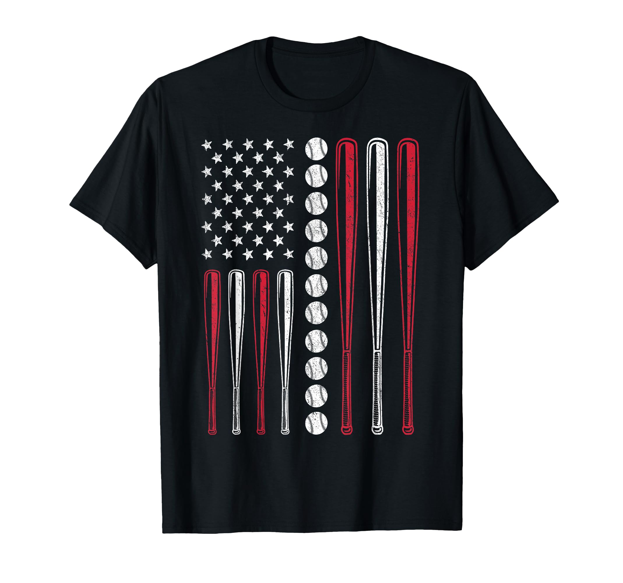Patriotic Baseball 4Th July Usa T-Shirt - Fun Novelty Design Men Women - T-Shirt, Sweatshirt, Hoodie