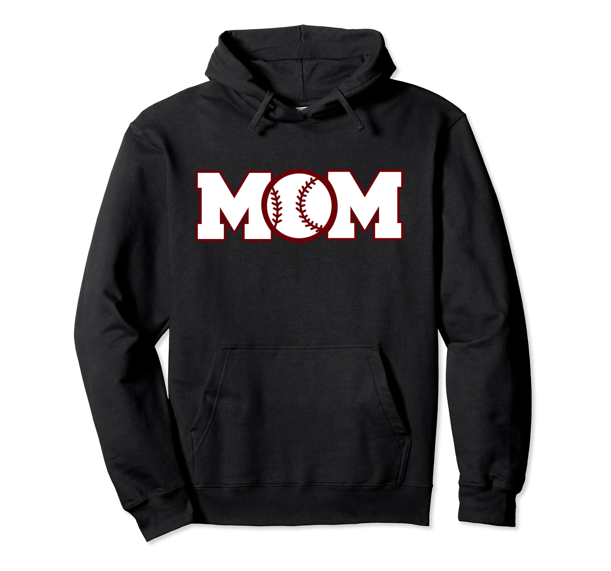 Baseball Mom Hoodie - Aesthetic Graphic for Adults - T-Shirt, Sweatshirt, Hoodie